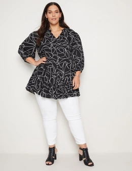 Autograph V neck Tiered Tunic