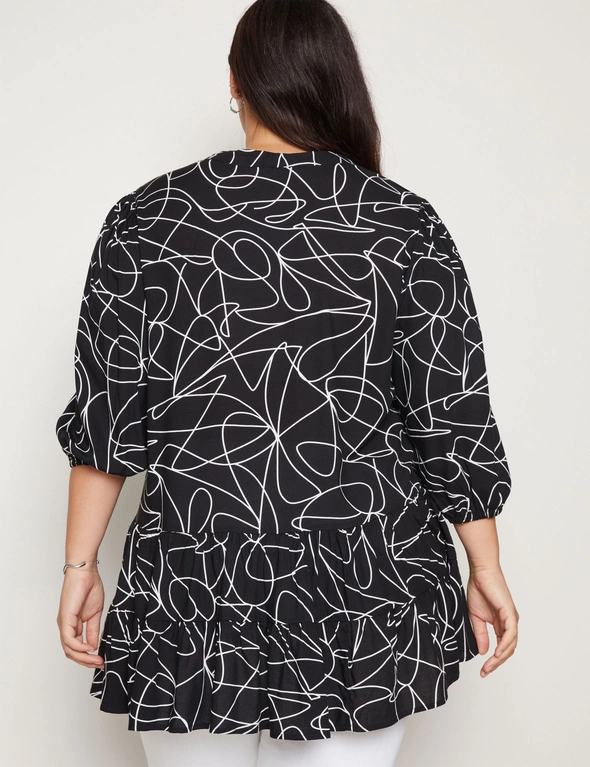 Autograph V neck Tiered Tunic, hi-res image number null