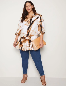 Autograph V neck Tiered Tunic