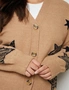 Autograph Long Sleeve Button Front Novelty Knit Cardigan, hi-res