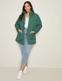 Autograph Long Sleeve Quilted Puffer Jacket