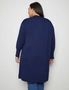 Autograph Long Sleeve Long Line Ribbed Detail Light Weight Knit Cardigan, hi-res