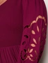 Autograph Long Cut out Sleeve Shirred Midi Dress, hi-res