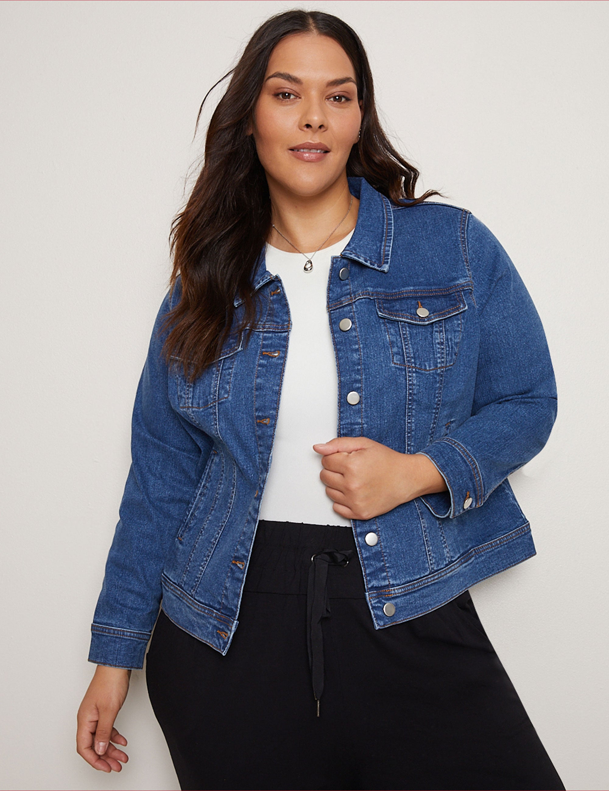 Autograph Cotton Long Sleeve Denim Jacket | W Lane