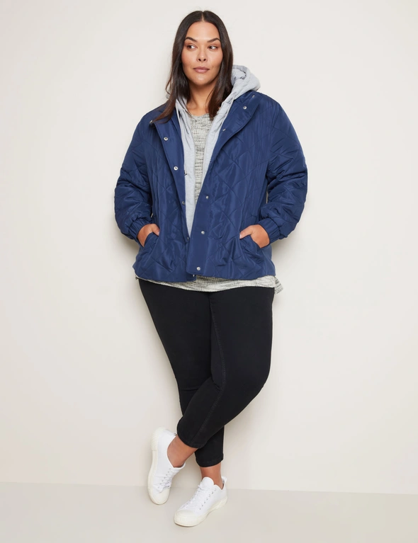 Autograph Long Sleeve Puffer Jacket, hi-res image number null