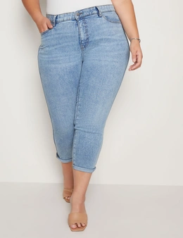 Autograph Girlfriend Ankle Roll Up Jean
