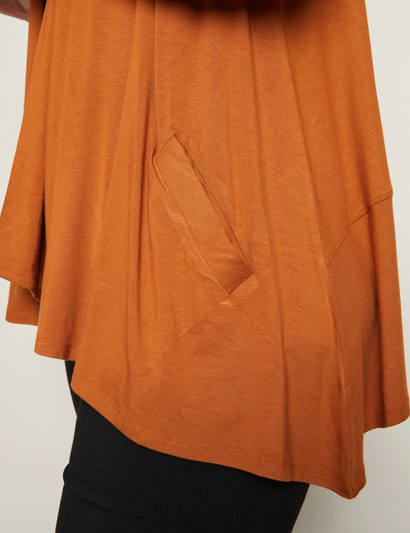 Autograph Long Sleeve Drape Cover Up, hi-res image number null