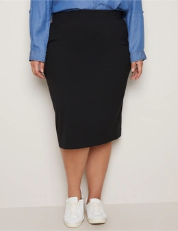 Autograph Knee Length Two-Way Stretch Work Skirt