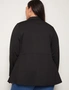 Autograph Long Sleeve Peplum Style Ponte Cover Up, hi-res