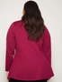 Autograph Long Sleeve Peplum Style Ponte Cover Up, hi-res