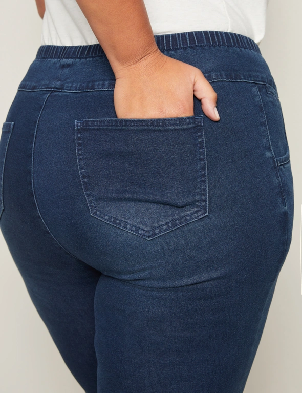 Autograph Pull on Bootleg Regular Length Jean, hi-res image number null