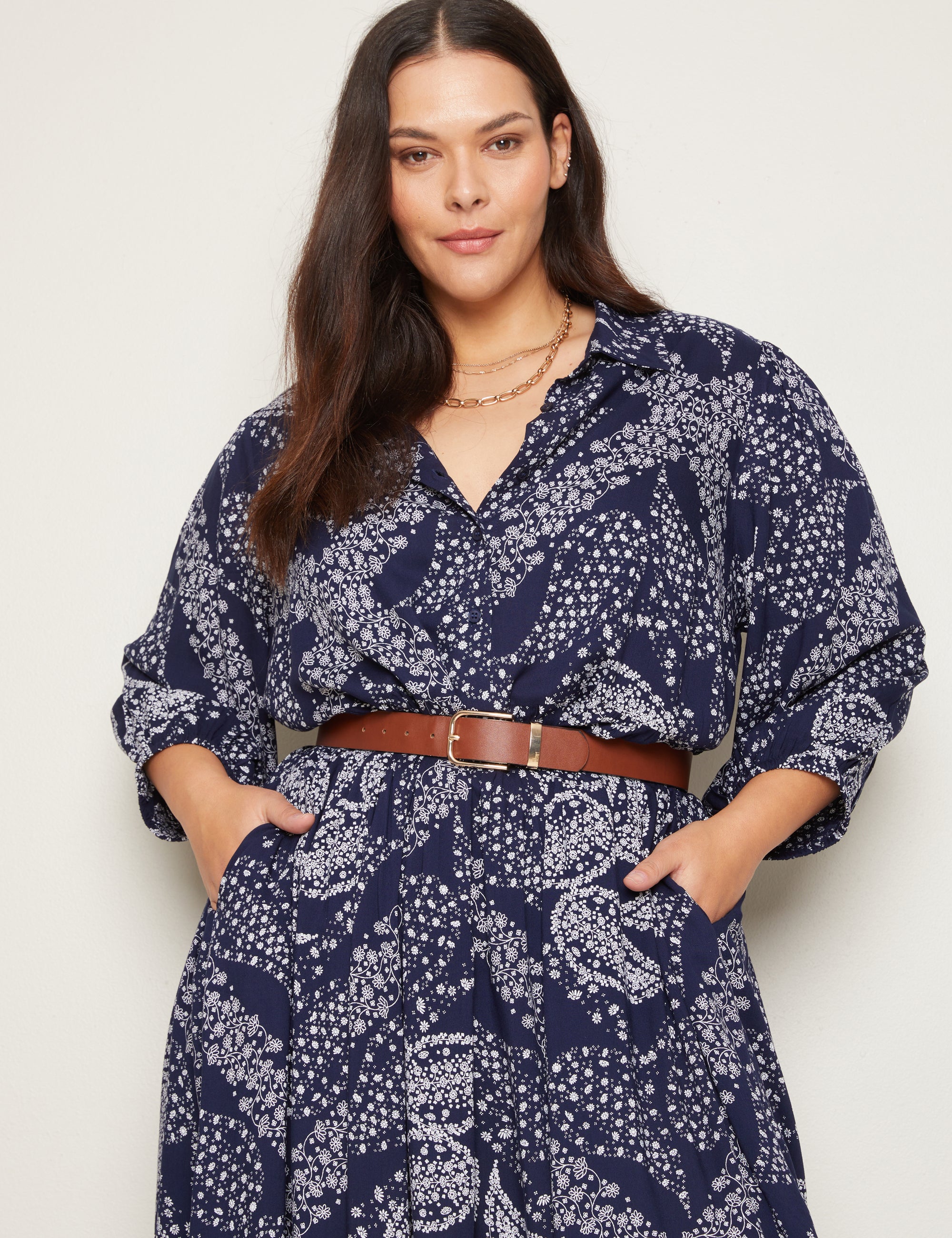 Autograph Tiered Maxi Shirt Dress EziBuy Australia