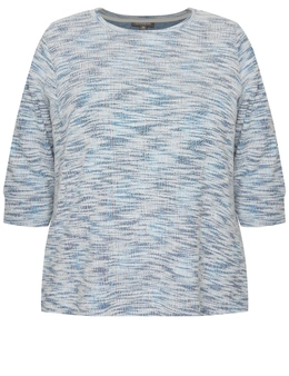 Autograph 3/4 Sleeve Textured Knit Top