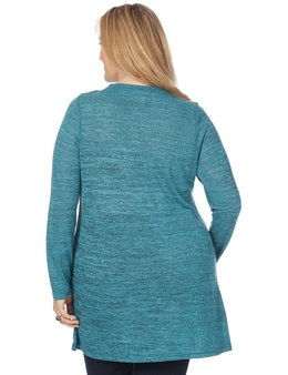 Beme Long Sleeve Tie Front Tunic