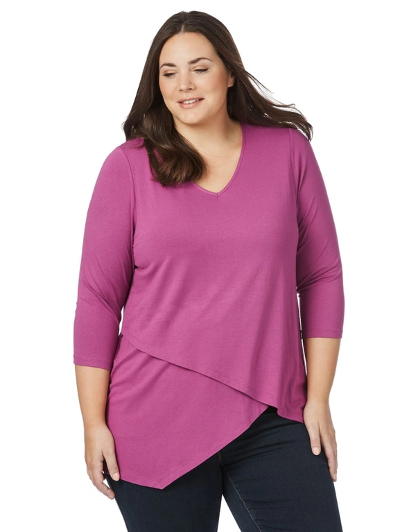 Beme Long Sleeve Layered Top, hi-res image number null