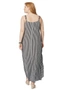Beme Sleeveless Stripe Overlay Maxi Dress, hi-res
