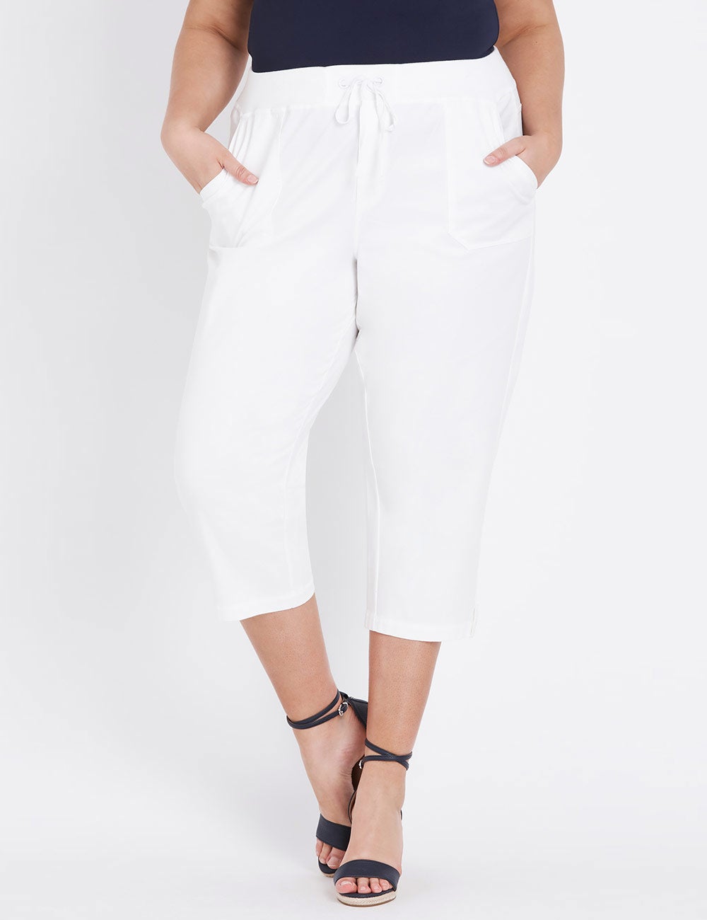 CROP POPLIN PANT | EziBuy Australia