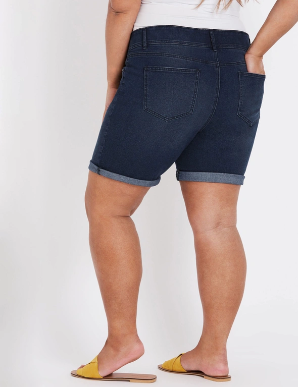 Beme Mid Thigh Double Button Short, hi-res image number null