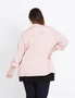 Beme Long Sleeve Pink Rain Jacket , hi-res