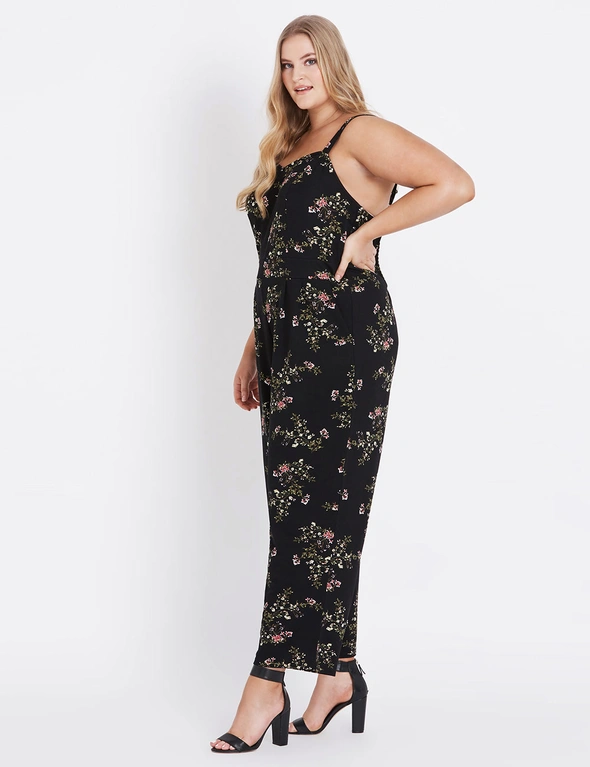 Beme Sleeveless Ditsy Jumpsuit, hi-res image number null