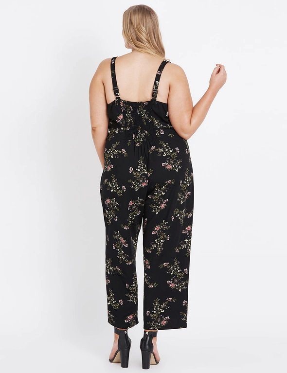 Beme Sleeveless Ditsy Jumpsuit, hi-res image number null