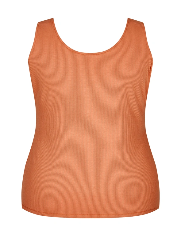Beme Button Detail Ribbed Jersey Camisole, hi-res image number null