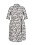 Beme Abstract Print Linen Dress, hi-res