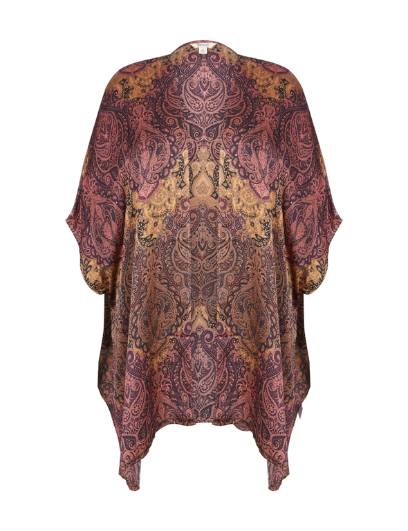 Beme Paisley Printed Kimono, hi-res image number null