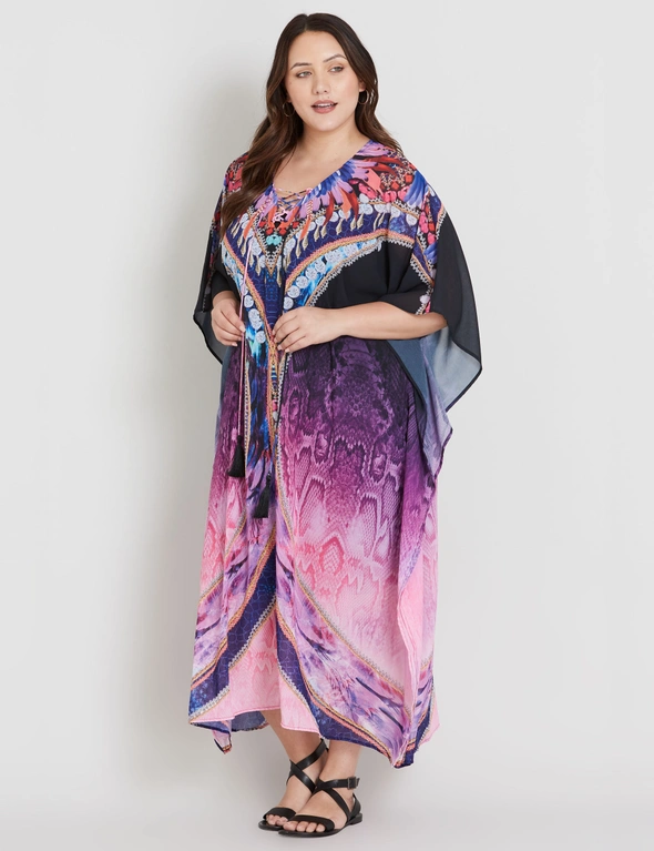 Beme Lace Up Kimono Dress, hi-res image number null