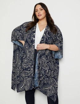 Beme Extended Sleeve Longline Kimono