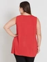 Beme Sleeveless Button Front Tunic Top, hi-res