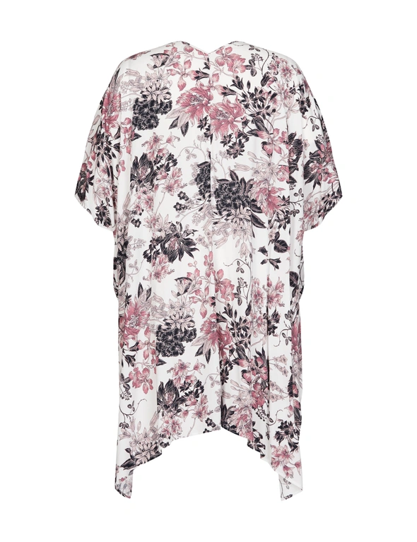 Beme Floral Longline Kimono , hi-res image number null