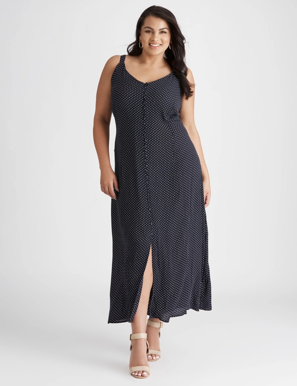 Beme Maxi Spot Print Dress, hi-res image number null