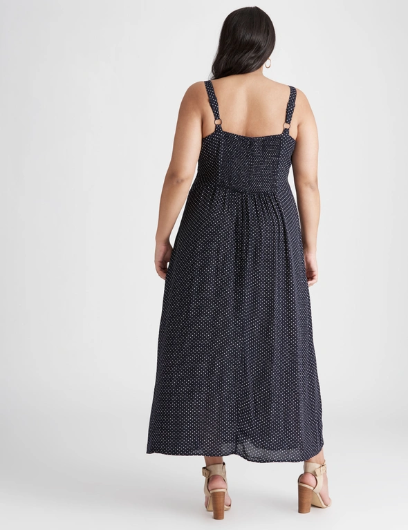 Beme Maxi Spot Print Dress, hi-res image number null