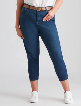 Beme Mid Rise Core Short Length Jeans