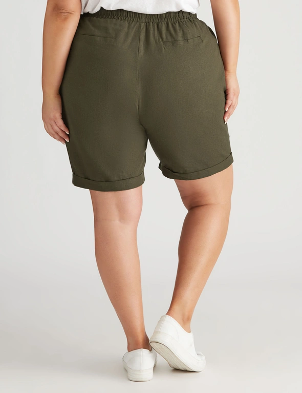 Beme Linen Zipped Pocket Shorts, hi-res image number null