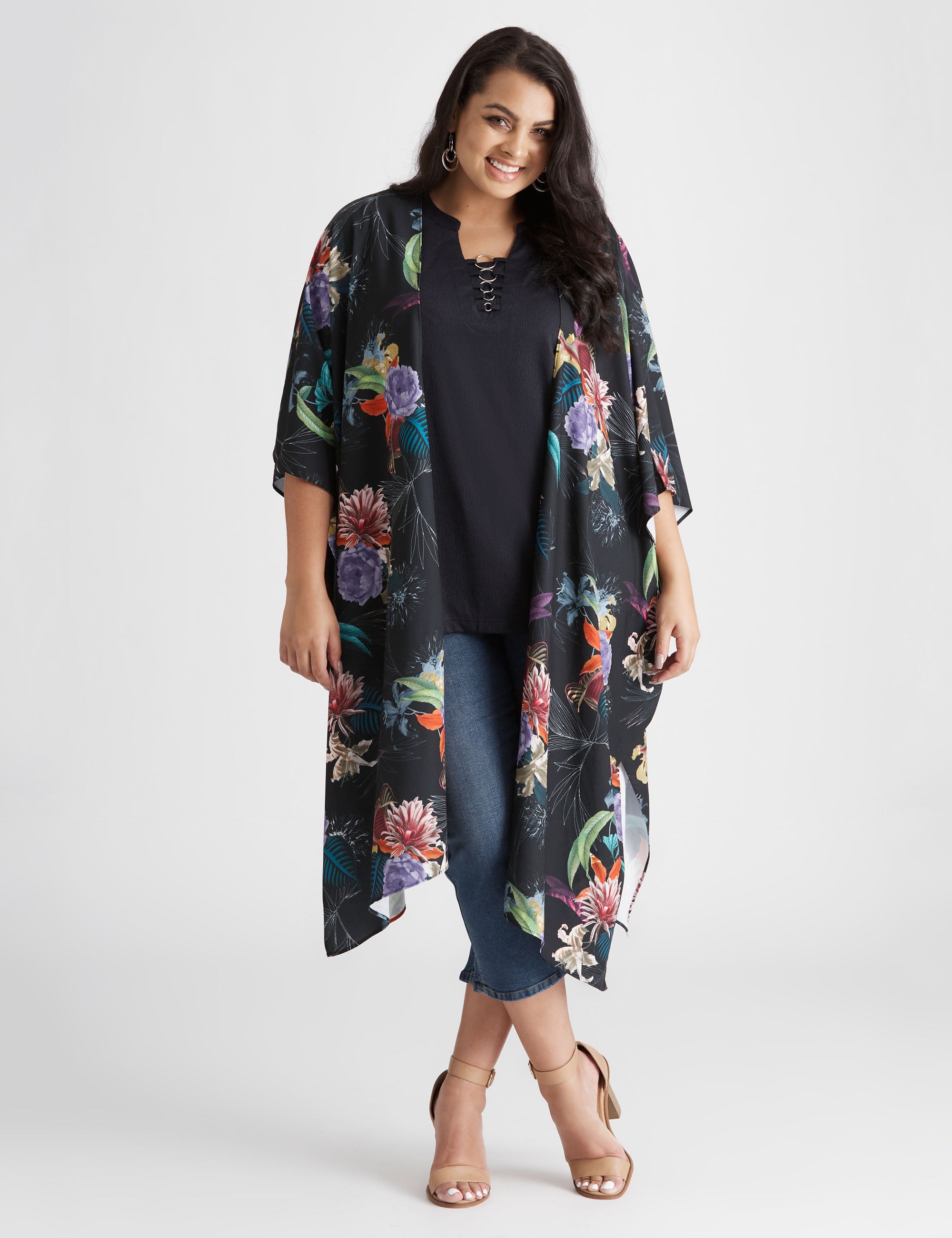 Beme Floral Kimono | EziBuy Australia