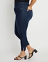 Beme Pull On Wide Waistband Jeans, hi-res