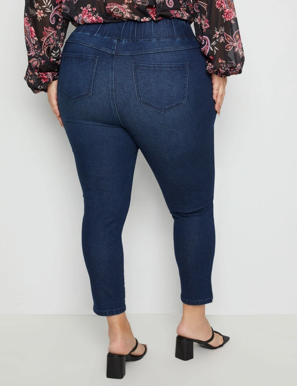 Beme Pull On Wide Waistband Jeans, hi-res image number null