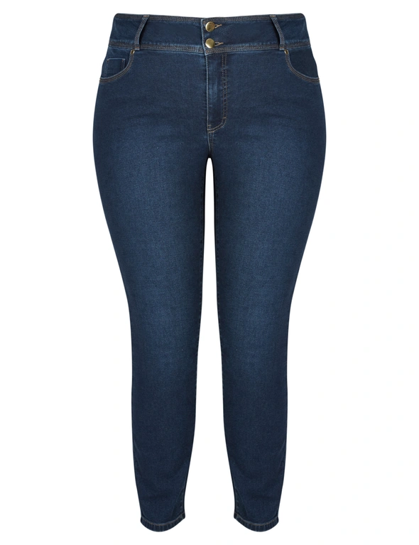 Beme Double Button Skinny Fit Jeans, hi-res image number null
