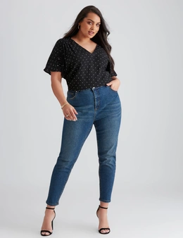 Beme Mid Rise Authentic Skinny Jean