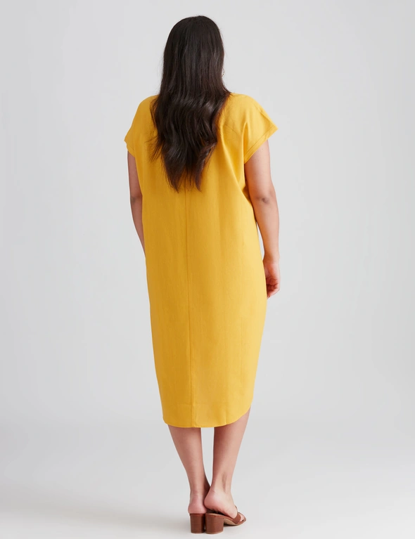 Beme Extended Sleeve Zipped Front Pocket Dress, hi-res image number null