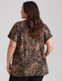 Beme Extended Sleeve Print Knitwear Tunic Top, hi-res