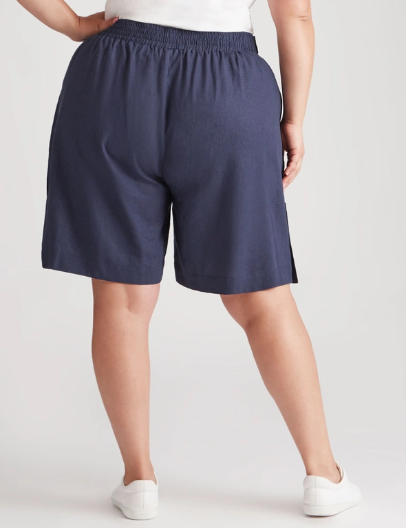 Beme Linen Button Side Shorts, hi-res image number null