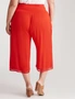 Beme Crop Length Woven Shirred Waist Pants, hi-res