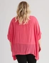 Beme Elbow Sleeve Woven Pleat Front Top, hi-res