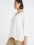 Beme 3/4 Sleeve Knitwear Chain Neck Top, hi-res