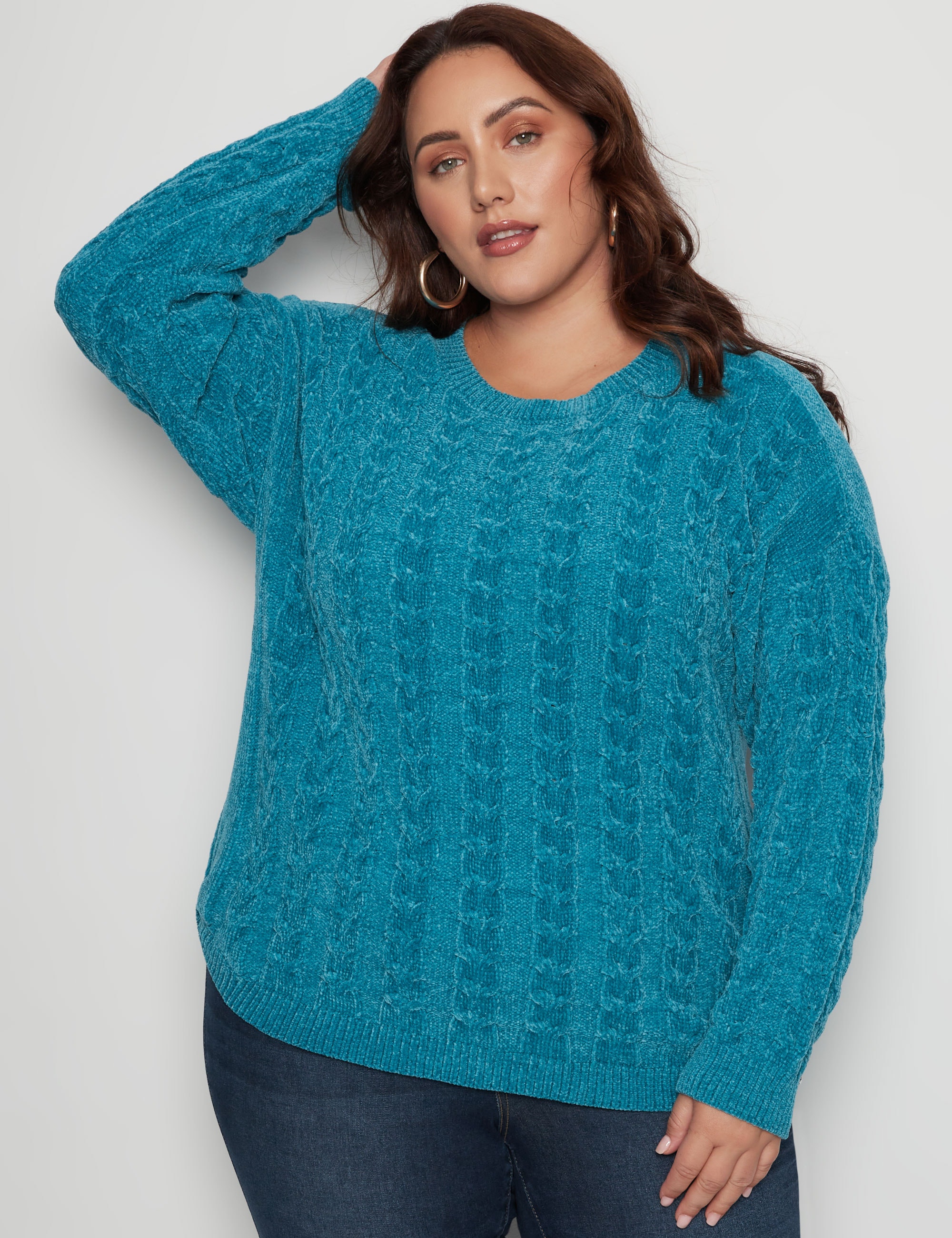 Chenille jumper plus clearance size