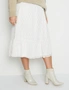 Beme Foil Detail Layered Midi Skirt, hi-res
