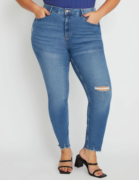 Beme Ankle Length Skinny Jeans, hi-res image number null